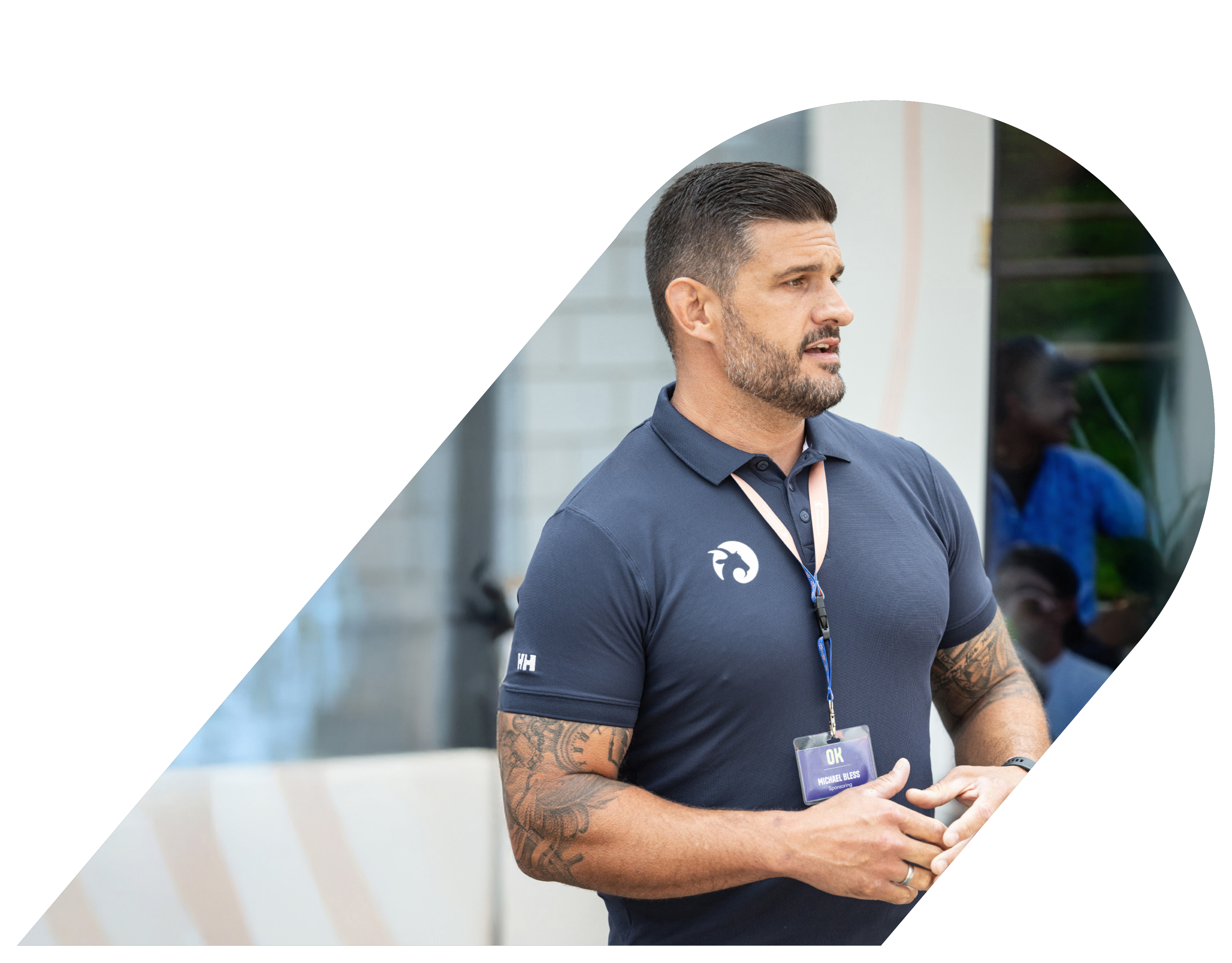 Michael Bless als Mentalcoach im Einsatz mit Sportlern beim Schwingfest Gais